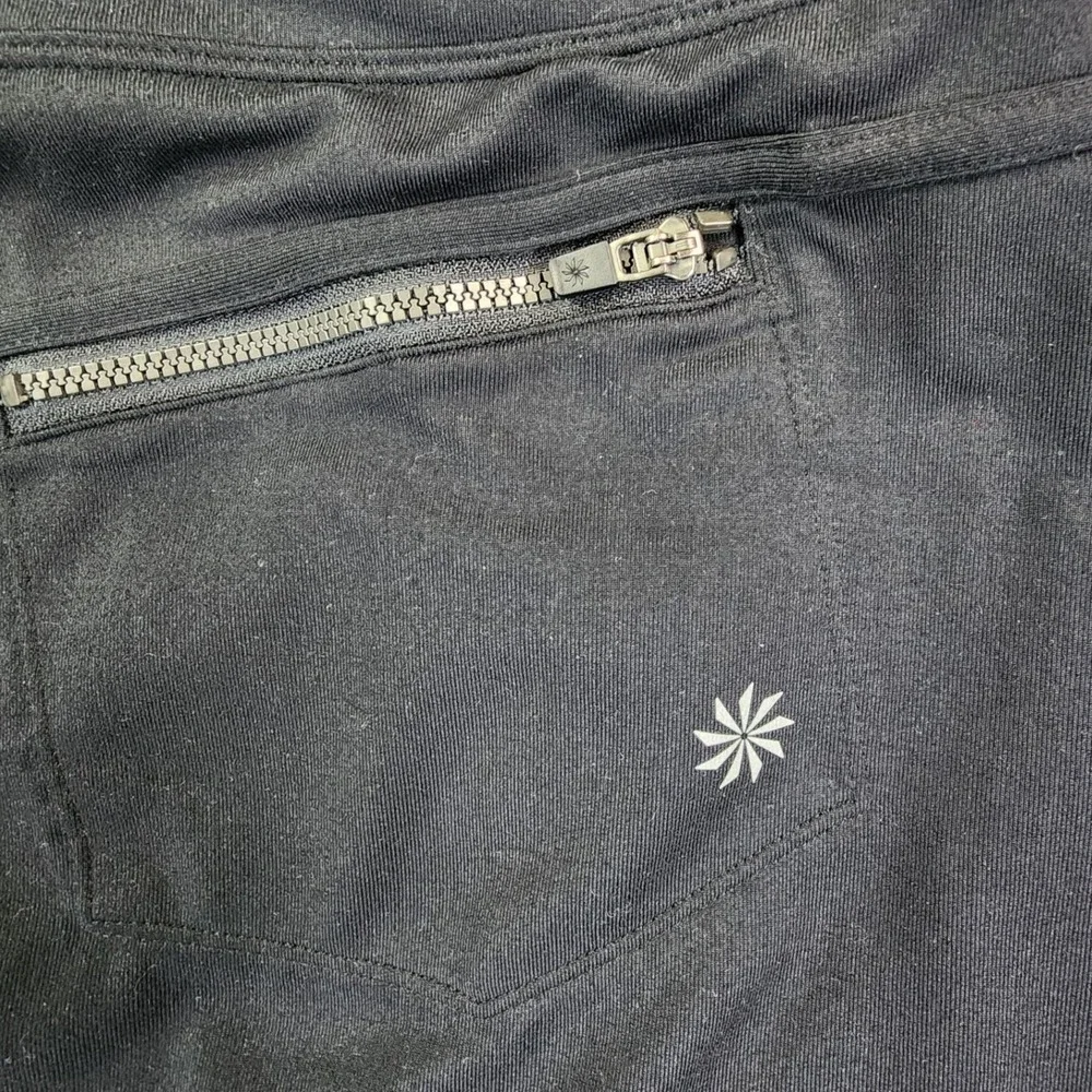 Athleta Black Active Skort Women Medium Athletic Tennis Golf Running Gym Skirt - Picture 9 of 12